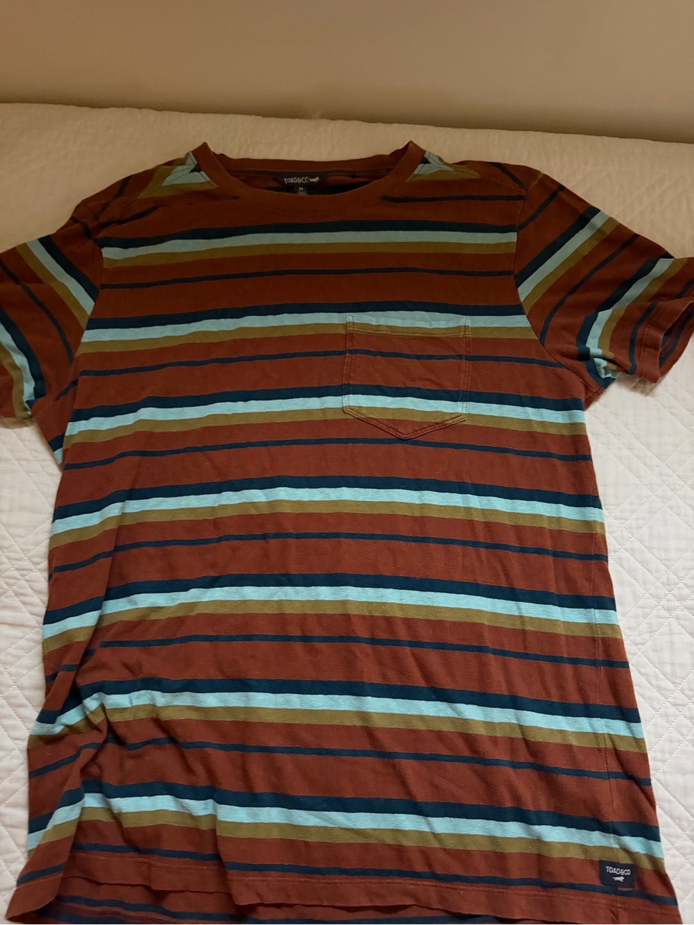 Toad and Co. hemp pocket tee